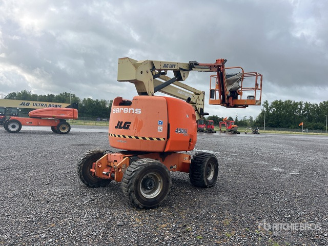 2008 JLG 450AJ 4WD Diesel Articulating Boom Lift - זרוע מרפקי: תמונה 1 2008 JLG 450AJ 4WD Diesel Articulating Boom Lift - זרוע מרפקי: תמונה 1
