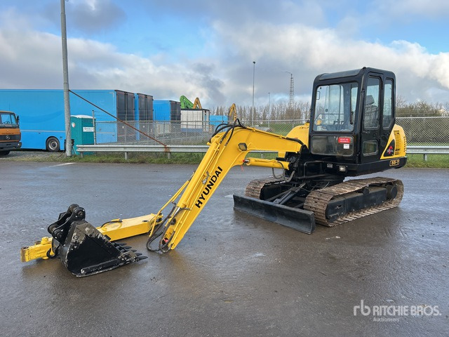 2012 Hyundai R55-7 Mini Excavator: <6.6t - מיני מחפר: תמונה 2 2012 Hyundai R55-7 Mini Excavator: <6.6t - מיני מחפר: תמונה 2