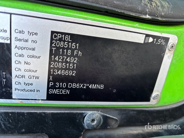 2013 Scania P310 6x2 Side Loader Waste Collection Truck - משאית אשפה: תמונה 4 2013 Scania P310 6x2 Side Loader Waste Collection Truck - משאית אשפה: תמונה 4