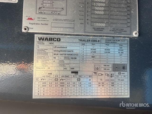 2019 Lawrence David GRP Double Deck (Wielton Group) with Capacity: ... Van Trailer - קרון נגרר בתיבה סגורה: תמונה 4 2019 Lawrence David GRP Double Deck (Wielton Group) with Capacity: ... Van Trailer - קרון נגרר בתיבה סגורה: תמונה 4