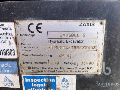 HITACHI ZX350LC-6 - מחפר סורק: תמונה 5 HITACHI ZX350LC-6 - מחפר סורק: תמונה 5