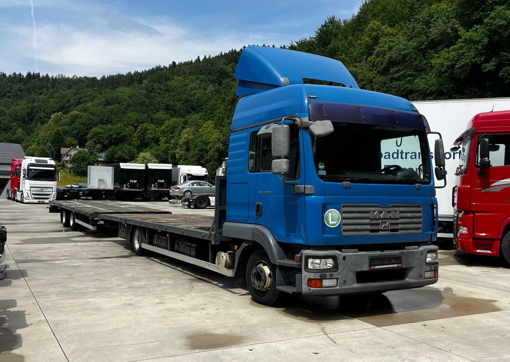 MAN TGM 12.240 // 2008 Rok // Euro 5 // + Przyczepa Konar 2 osie // 7.7+7.7 // - משאית צד נופל/ שטוחה: תמונה 2 MAN TGM 12.240 // 2008 Rok // Euro 5 // + Przyczepa Konar 2 osie // 7.7+7.7 // - משאית צד נופל/ שטוחה: תמונה 2