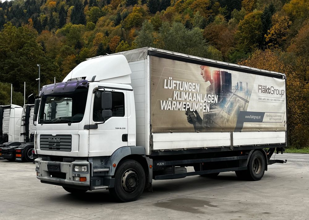 MAN TGM 18.330 4x2 // Zabudowa Burtowa // Manual // Specjalny // Ładowność 9600kg // - משאית וילונות צד: תמונה 1 MAN TGM 18.330 4x2 // Zabudowa Burtowa // Manual // Specjalny // Ładowność 9600kg // - משאית וילונות צד: תמונה 1