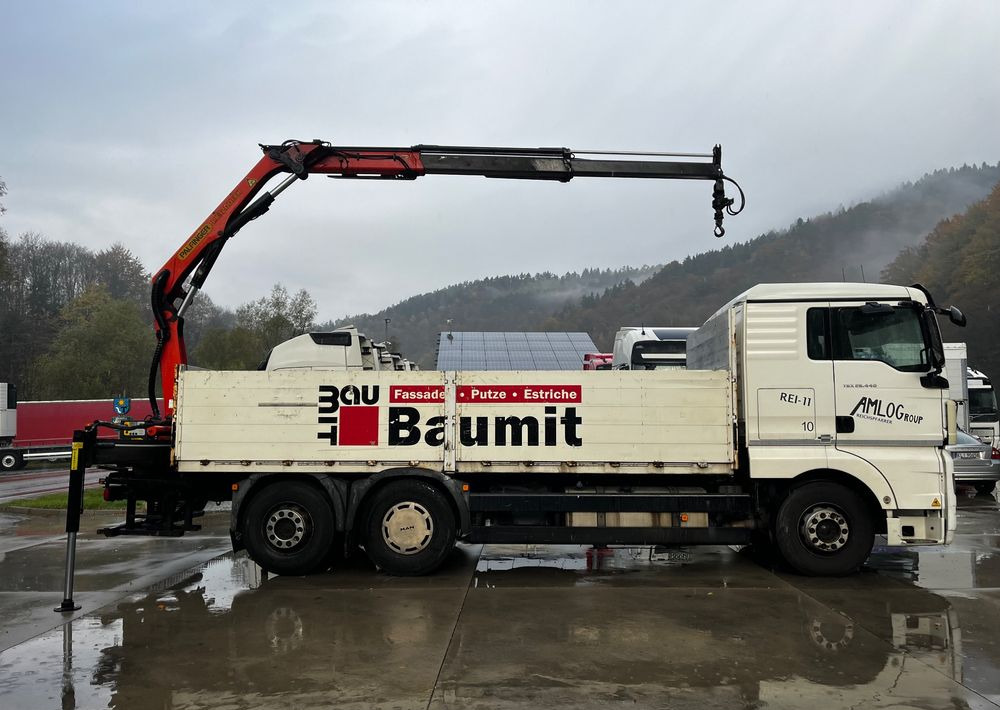 משאית צד נופל/ שטוחה, משאית מנוף MAN TGX 26.440 // 2009 // Palfinger PK 12001EH Radio // Oś skrętna i podnoszona //: תמונה 9 משאית צד נופל/ שטוחה, משאית מנוף MAN TGX 26.440 // 2009 // Palfinger PK 12001EH Radio // Oś skrętna i podnoszona //: תמונה 9