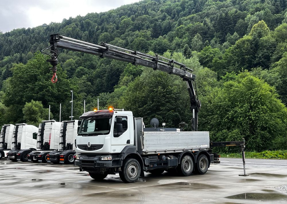 Renault Kerax 380 EEV // Skrzynia Burtowa // HIAB XS166 Hipro + Radio // Zwolnice // // - משאית צד נופל/ שטוחה, משאית מנוף: תמונה 1 Renault Kerax 380 EEV // Skrzynia Burtowa // HIAB XS166 Hipro + Radio // Zwolnice // // - משאית צד נופל/ שטוחה, משאית מנוף: תמונה 1