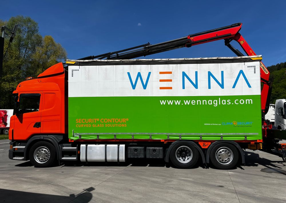 Scania G420 // Tandem // HDS Palfinger 18002 EH // Przyczepa // Oś skrętna podnoszona // Video !!! - משאית וילונות צד, משאית חשמלית: תמונה 3 Scania G420 // Tandem // HDS Palfinger 18002 EH // Przyczepa // Oś skrętna podnoszona // Video !!! - משאית וילונות צד, משאית חשמלית: תמונה 3