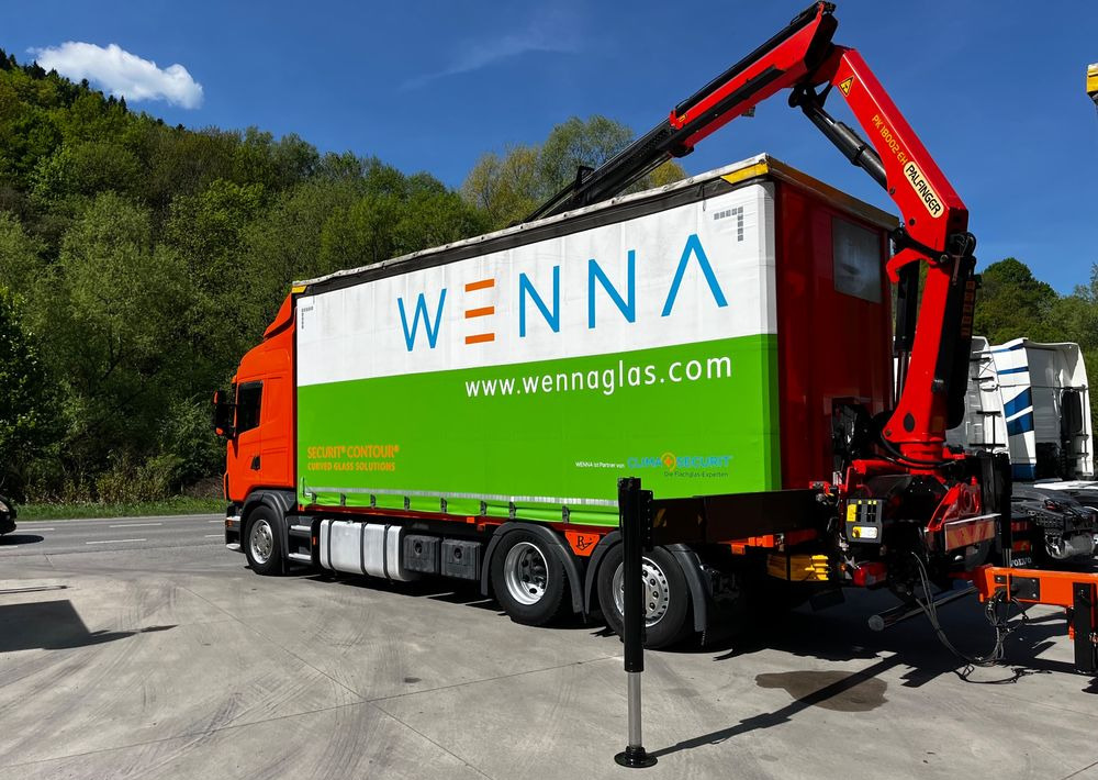 Scania G420 // Tandem // HDS Palfinger 18002 EH // Przyczepa // Oś skrętna podnoszona // Video !!! - משאית וילונות צד, קרון נגרר עם וילונות צד: תמונה 5 Scania G420 // Tandem // HDS Palfinger 18002 EH // Przyczepa // Oś skrętna podnoszona // Video !!! - משאית וילונות צד, קרון נגרר עם וילונות צד: תמונה 5