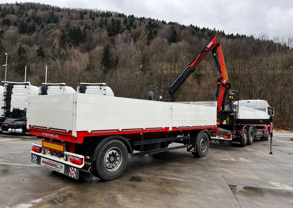 Scania R450 // 2014 // HDS Palfinger 13002 // 6x4 oś skrętna+podnoszona // Przyczepa Schwarzmuller // - משאית צד נופל/ שטוחה: תמונה 5 Scania R450 // 2014 // HDS Palfinger 13002 // 6x4 oś skrętna+podnoszona // Przyczepa Schwarzmuller // - משאית צד נופל/ שטוחה: תמונה 5