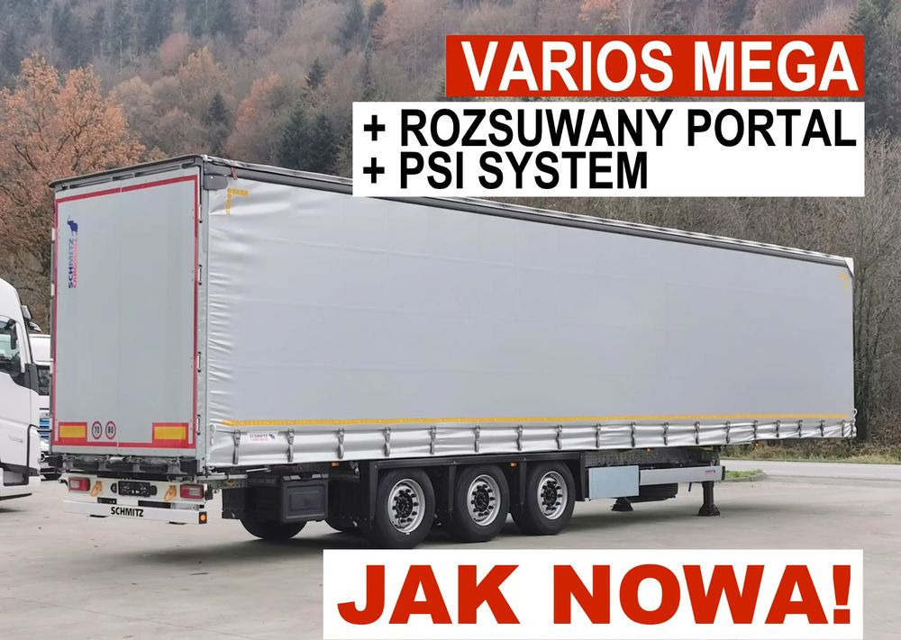 Schmitz Cargobull MEGA VARIOS + BDE - סמיטריילר עם וילונות צד: תמונה 1 Schmitz Cargobull MEGA VARIOS + BDE - סמיטריילר עם וילונות צד: תמונה 1
