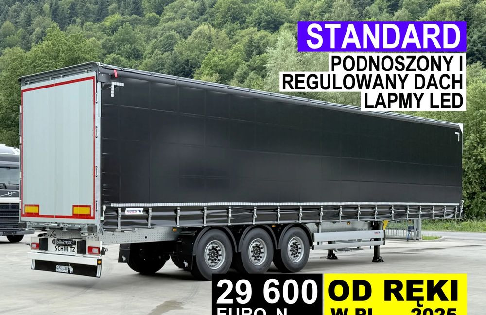 Schmitz Cargobull STANDARD + DACH VARIOS SIMPLE - סמיטריילר עם וילונות צד: תמונה 1 Schmitz Cargobull STANDARD + DACH VARIOS SIMPLE - סמיטריילר עם וילונות צד: תמונה 1