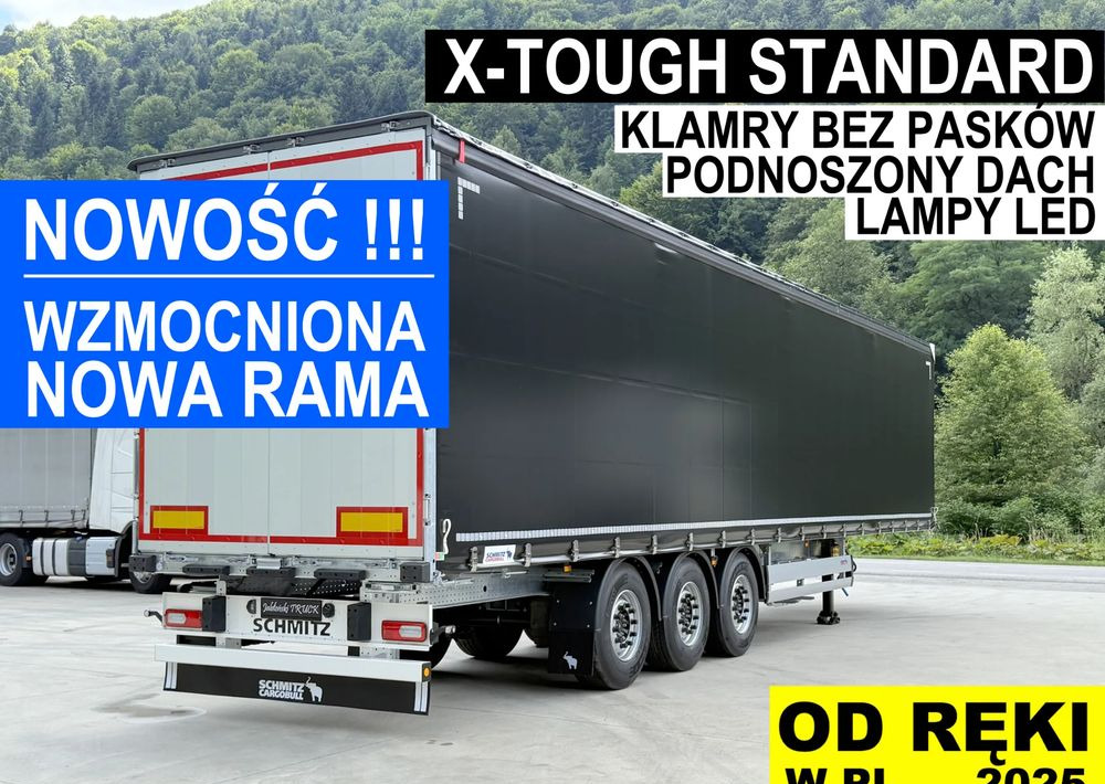Schmitz Cargobull X-TOUGH - WZMACNIANA RAMA - סמיטריילר עם וילונות צד: תמונה 1 Schmitz Cargobull X-TOUGH - WZMACNIANA RAMA - סמיטריילר עם וילונות צד: תמונה 1