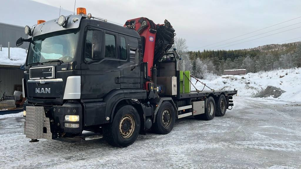 MAN TGS 35.480 8x4 60 tm HMF crane - משאית מנוף: תמונה 1 MAN TGS 35.480 8x4 60 tm HMF crane - משאית מנוף: תמונה 1