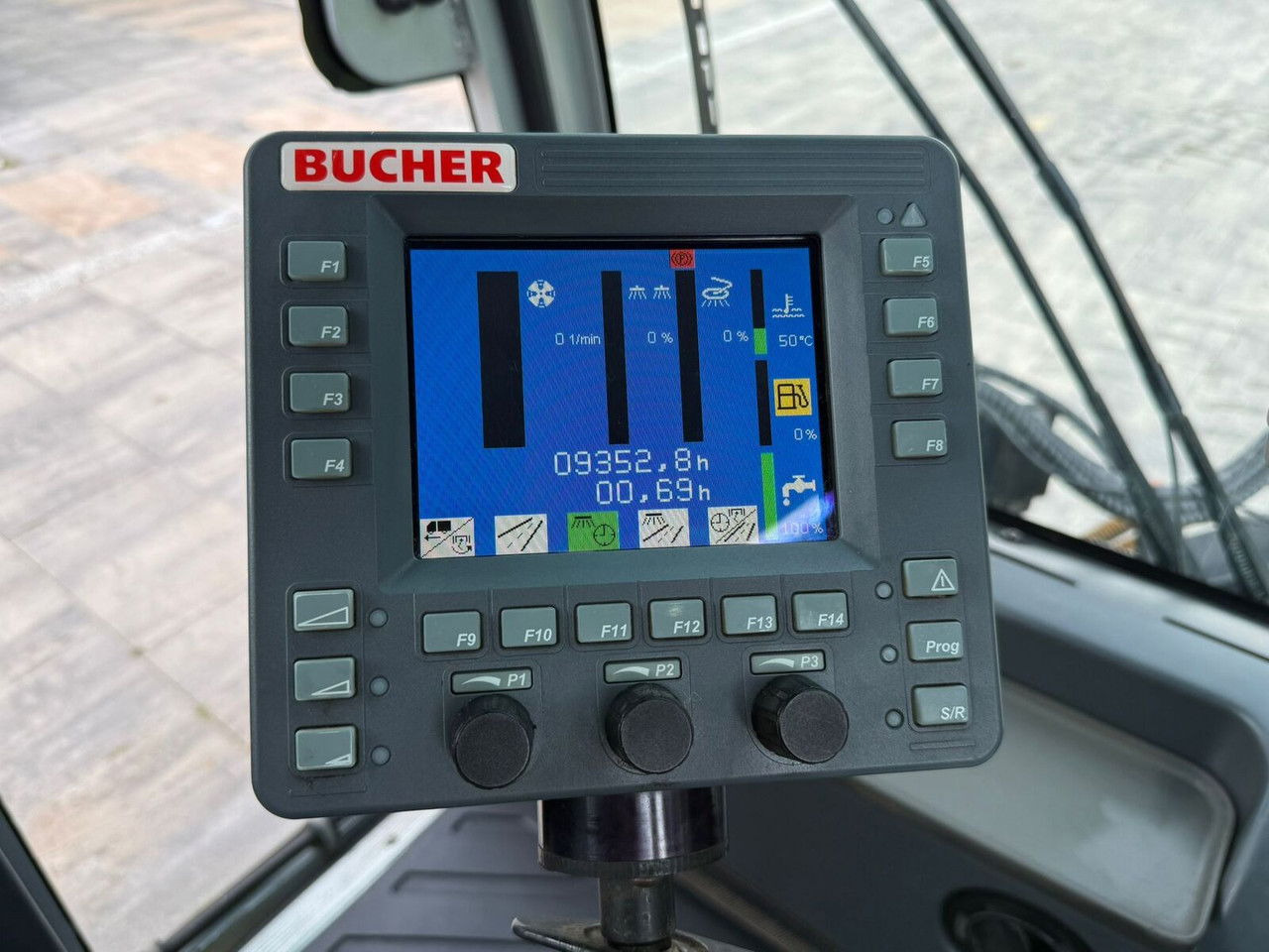 מטאטא כבישים Bucher CityCat 2020 Zamiatarka 3 szczotki Klimatyzacja Ka mera cofania: תמונה 12