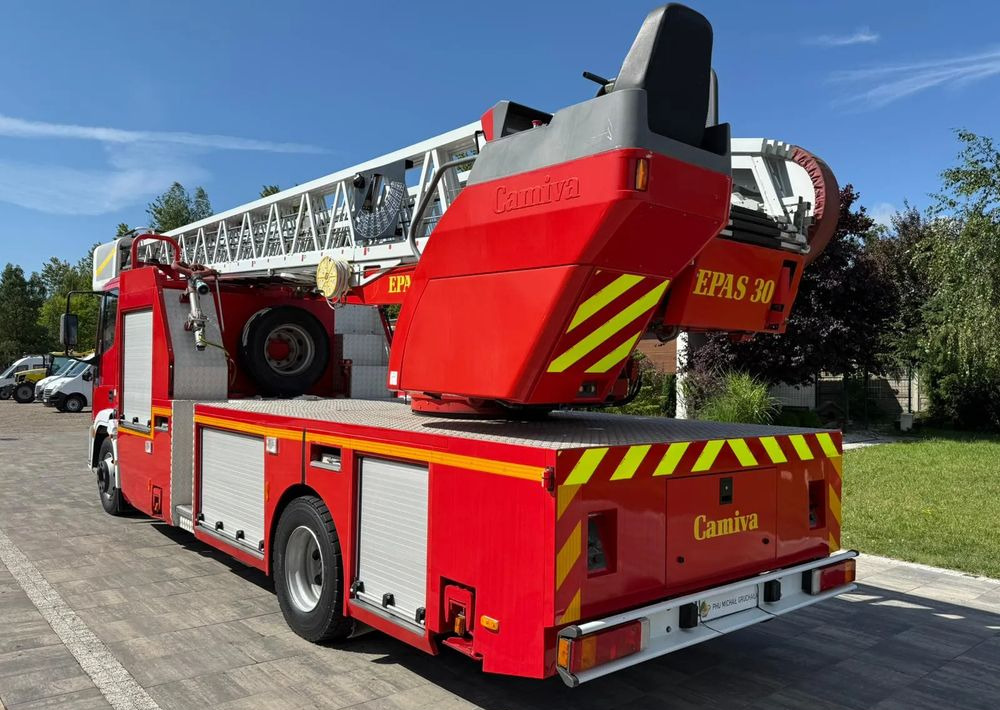 משאית אש, פלטפורמה אווירית מותקנת על משאית Iveco Eurocargo 130E24: תמונה 11