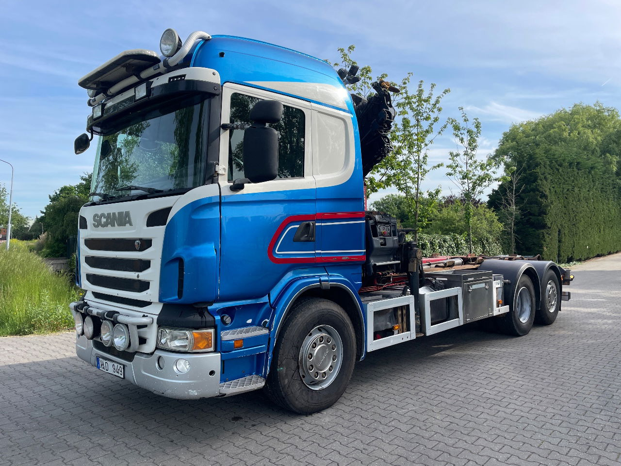 Scania R480 - מוביל מכולות/ משאית החלפת גוף, משאית מנוף: תמונה 1 Scania R480 - מוביל מכולות/ משאית החלפת גוף, משאית מנוף: תמונה 1