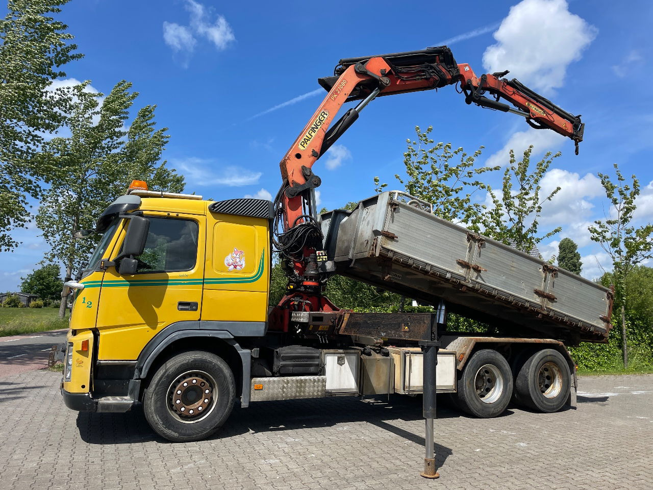Volvo FM 12.380 .380 with Palfinger PK27000 with jib and tipper box - מזהיר, משאית מנוף: תמונה 1 Volvo FM 12.380 .380 with Palfinger PK27000 with jib and tipper box - מזהיר, משאית מנוף: תמונה 1