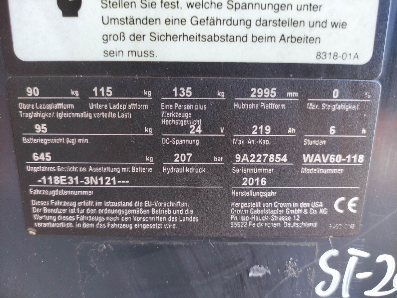Crown WAV60-118 - בוחר הזמנות: תמונה 5 Crown WAV60-118 - בוחר הזמנות: תמונה 5