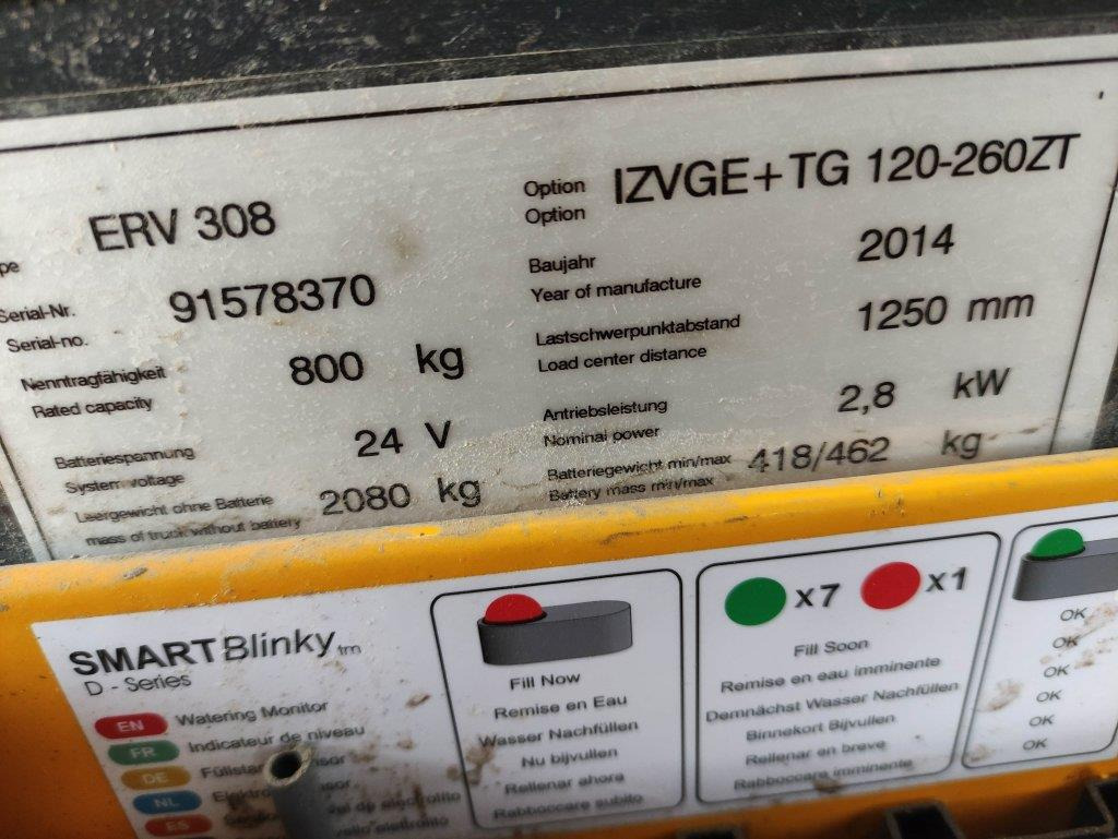 Jungheinrich ERV 308 (Breitspur) - מערים: תמונה 5 Jungheinrich ERV 308 (Breitspur) - מערים: תמונה 5