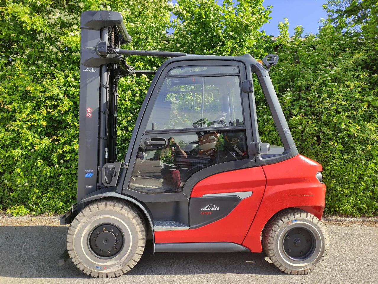 Linde H50D-1204 - מלגזת סולר: תמונה 1 Linde H50D-1204 - מלגזת סולר: תמונה 1