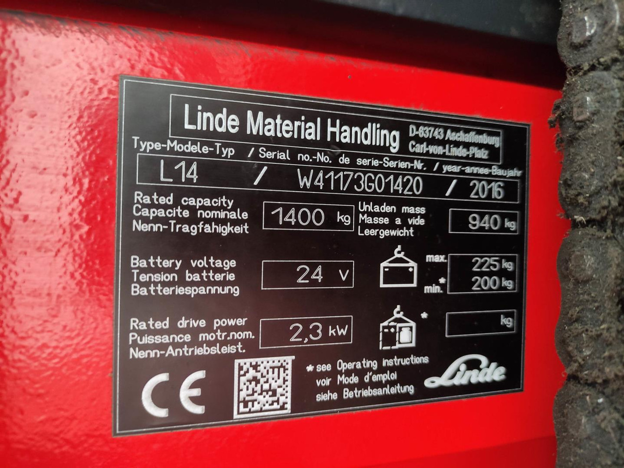 Linde L14i-1173 (M) - מערים: תמונה 5 Linde L14i-1173 (M) - מערים: תמונה 5