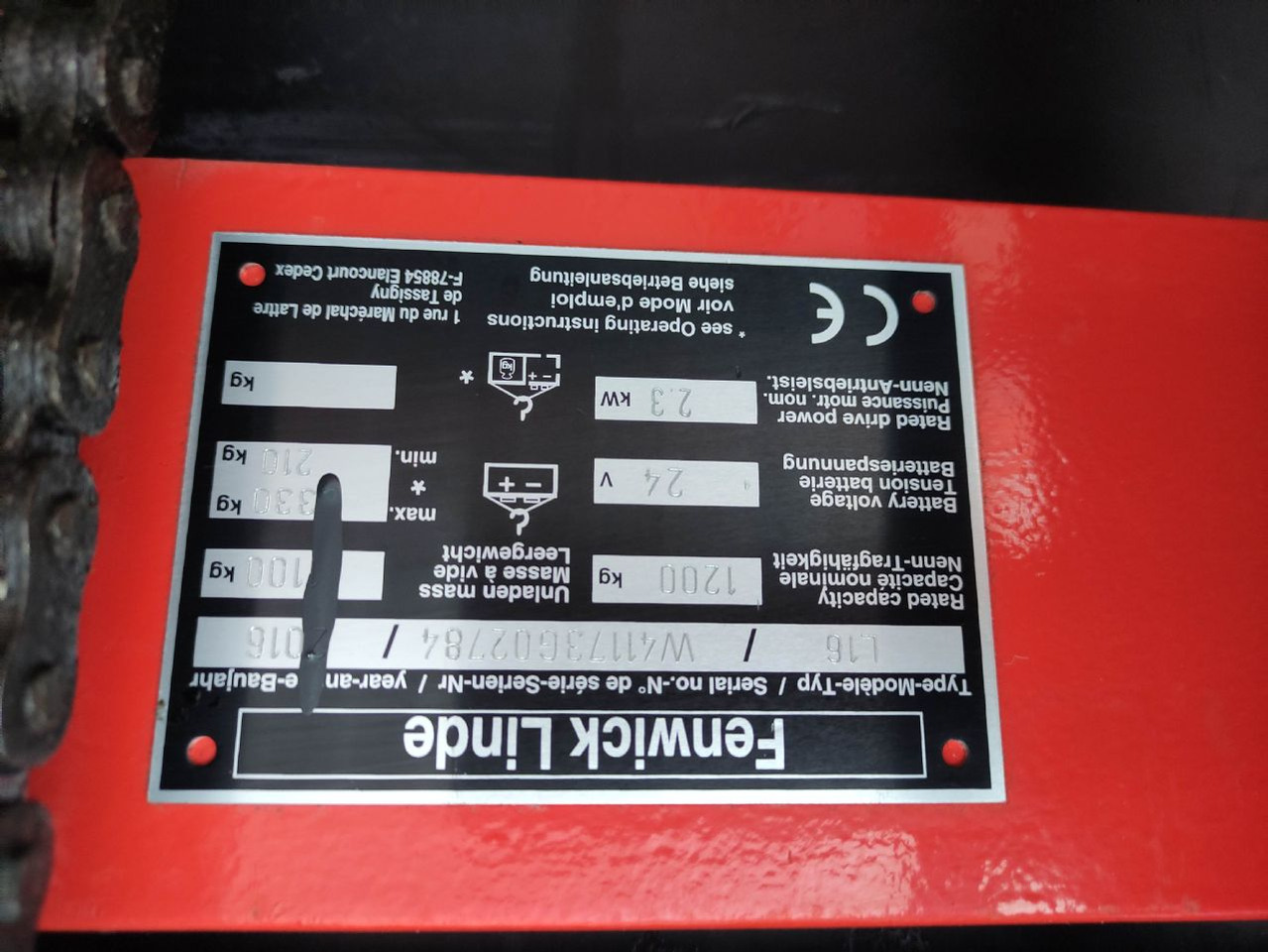 Linde L16-1173 (LACK NEU) - מערים: תמונה 5 Linde L16-1173 (LACK NEU) - מערים: תמונה 5