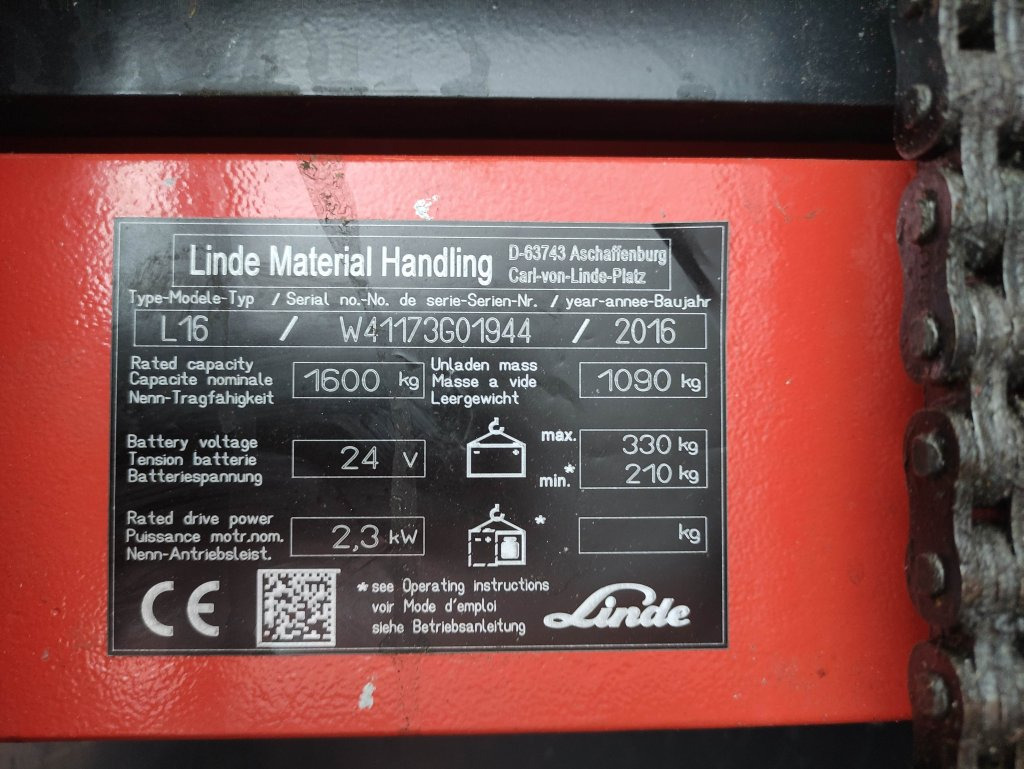Linde L16i-1173 - מערים: תמונה 5 Linde L16i-1173 - מערים: תמונה 5