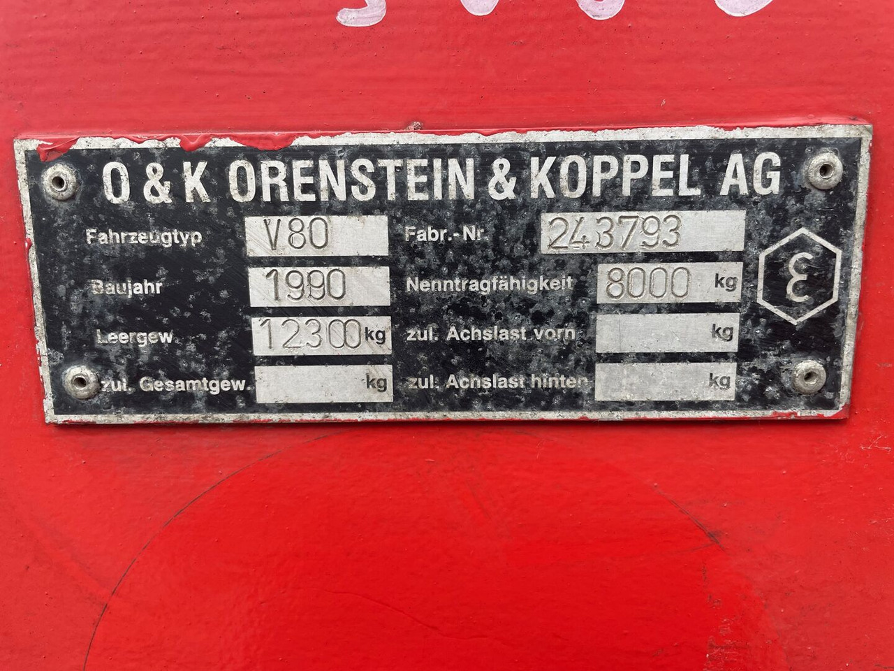 מלגזת סולר O&K V80: תמונה 6