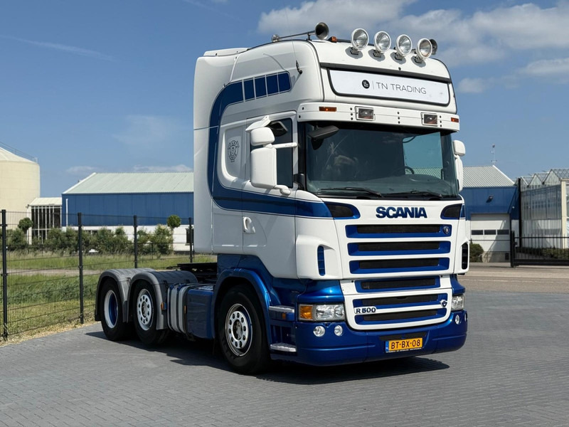 Scania R 500 A 6X2/4 STEERING PUSHER, MANUEL, RETARDER, LEATHER, TOP. - יחידת טרקטור: תמונה 1 Scania R 500 A 6X2/4 STEERING PUSHER, MANUEL, RETARDER, LEATHER, TOP. - יחידת טרקטור: תמונה 1