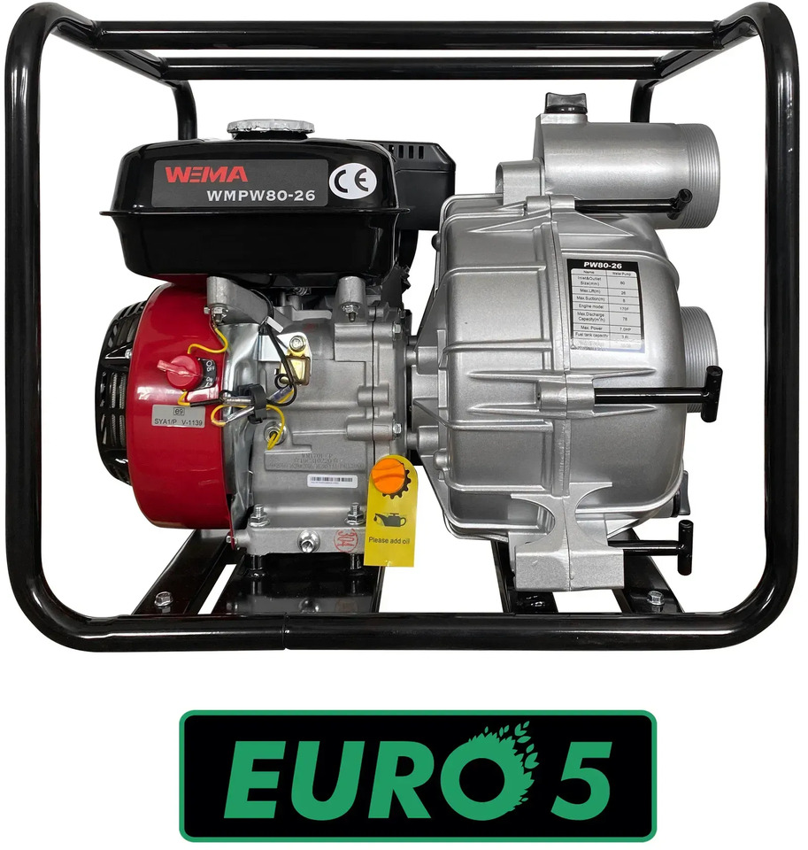 Motopompa WEIMA 80-26 78000L/h 7KM DO BRUDNEY WODY SPALINOWA - משאבת מים: תמונה 1 Motopompa WEIMA 80-26 78000L/h 7KM DO BRUDNEY WODY SPALINOWA - משאבת מים: תמונה 1