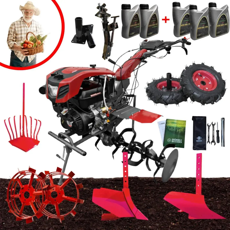 ZESTAW WM1100FE-6 16KM PŁUG OBSYPNIK KOPACZKA KOŁA - שתיל גינה: תמונה 1 ZESTAW WM1100FE-6 16KM PŁUG OBSYPNIK KOPACZKA KOŁA - שתיל גינה: תמונה 1