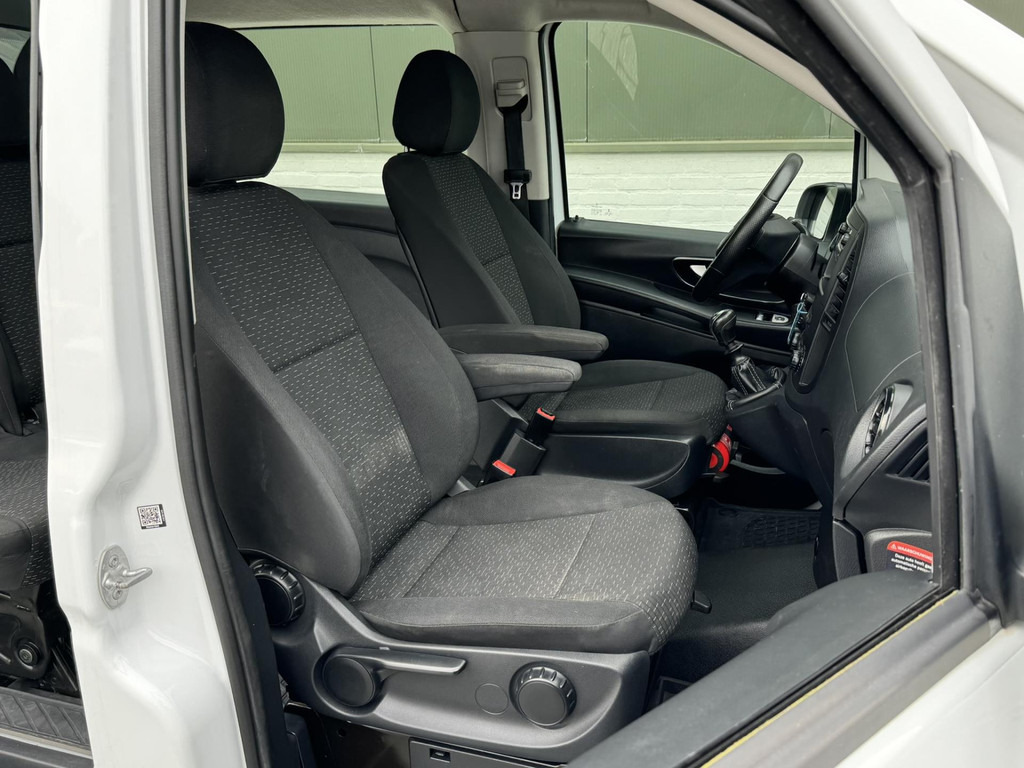 כלי רכב מסחרי קומבי Mercedes-Benz Vito-110 Dubbele Cabine Facelift Comfort Leder stuurwiel Airco Radio+media: תמונה 10