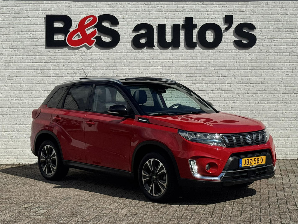SUV Suzuki Vitara-1.4 Boosterjet Style Smart Hybrid AllGrip Adaptive cruise Climate control Panoramadak Apple / Android Navigatie: תמונה 9