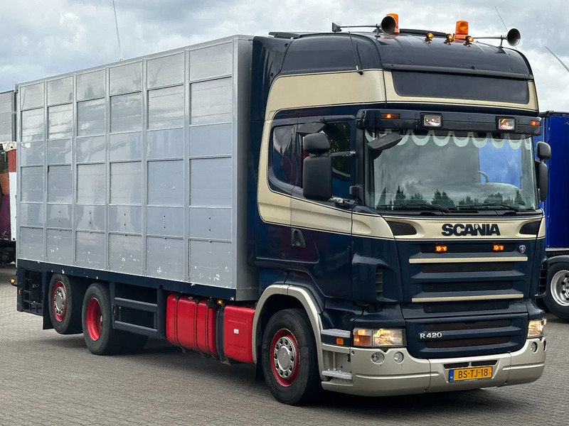 Scania R420 6x2 Topline / 3 Stock Animal Transport / Retarder / Euro 5 - משאית להובלת בעלי חיים: תמונה 2 Scania R420 6x2 Topline / 3 Stock Animal Transport / Retarder / Euro 5 - משאית להובלת בעלי חיים: תמונה 2