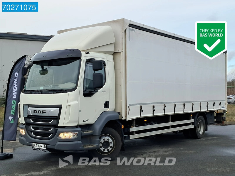 DAF LF 290 4X2 16tonner Automatic Ladebordwand ACC Euro 6 - משאית וילונות צד: תמונה 1 DAF LF 290 4X2 16tonner Automatic Ladebordwand ACC Euro 6 - משאית וילונות צד: תמונה 1