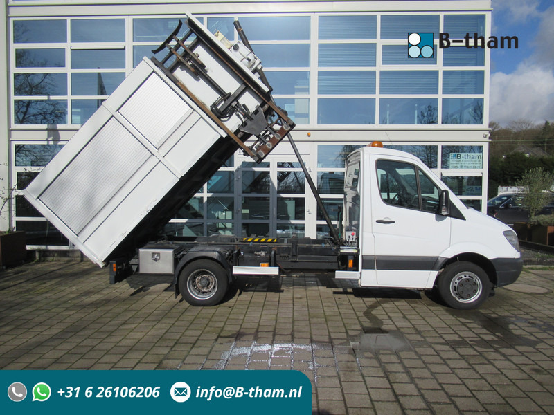 Mercedes-Benz Sprinter 510CDI Kipper + Zij-belading Side-loader - מזהיר: תמונה 1 Mercedes-Benz Sprinter 510CDI Kipper + Zij-belading Side-loader - מזהיר: תמונה 1