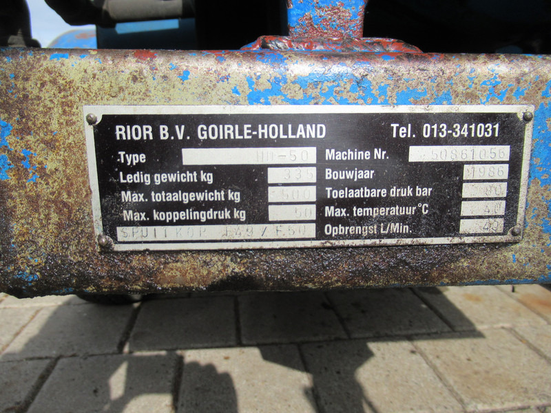 מכונת לניקוי בלחץ Rioned - Rior HD-50 ROM Hogedruk aanhanger 40 L / min.: תמונה 6