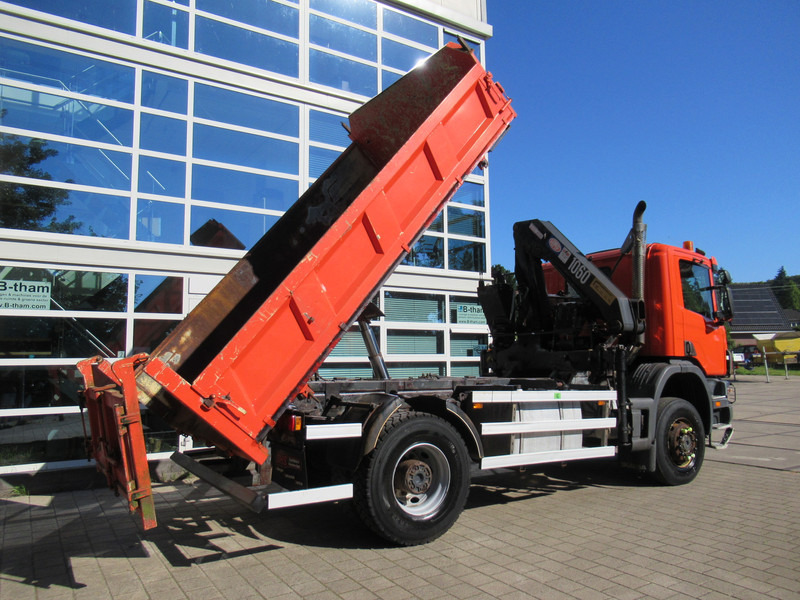 Scania P 114 CB 4x4 HZ 340 3-W. Tipper - 3-S. Kipper + HMF 1063 Crane Kran - מזהיר, משאית מנוף: תמונה 5 Scania P 114 CB 4x4 HZ 340 3-W. Tipper - 3-S. Kipper + HMF 1063 Crane Kran - מזהיר, משאית מנוף: תמונה 5