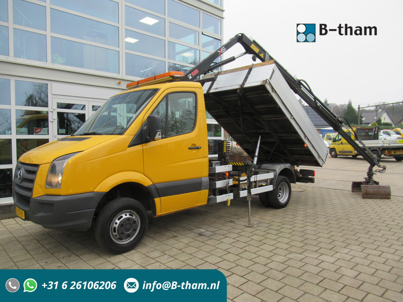 Volkswagen Crafter 50 2.5TDI 80KW HIAB 033 B-2 + Kipper Tipper - מזהיר, משאית מנוף: תמונה 1 Volkswagen Crafter 50 2.5TDI 80KW HIAB 033 B-2 + Kipper Tipper - מזהיר, משאית מנוף: תמונה 1