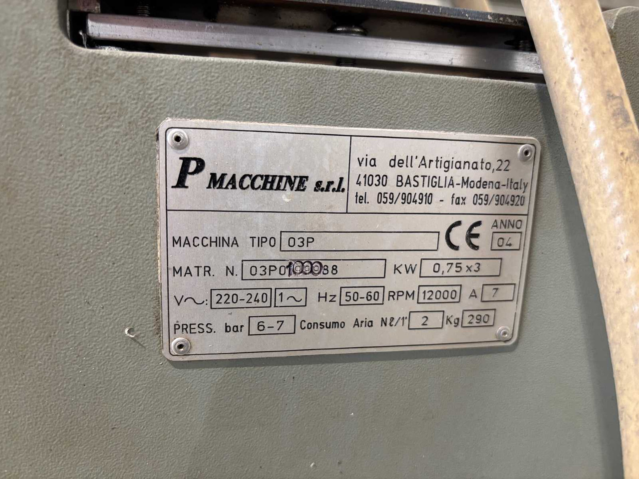 Three-spindle copy milling cutter P macchine s.r.l 03P - מכונת כרסום: תמונה 4 Three-spindle copy milling cutter P macchine s.r.l 03P - מכונת כרסום: תמונה 4