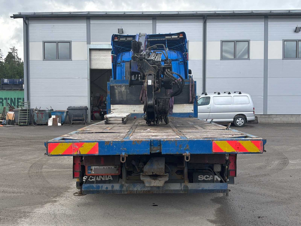 Truck Scania R 164 460 + crane PM 35.5 SP - משאית צד נופל/ שטוחה, משאית מנוף: תמונה 5 Truck Scania R 164 460 + crane PM 35.5 SP - משאית צד נופל/ שטוחה, משאית מנוף: תמונה 5