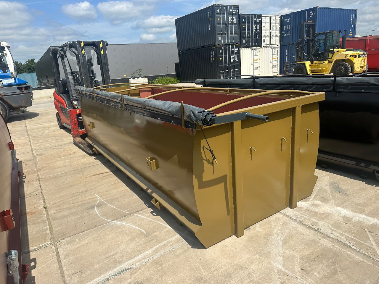 חָדָשׁ מכל/ גוף החלפה Sidalco Paarden mest verzamel container 7m3: תמונה 8