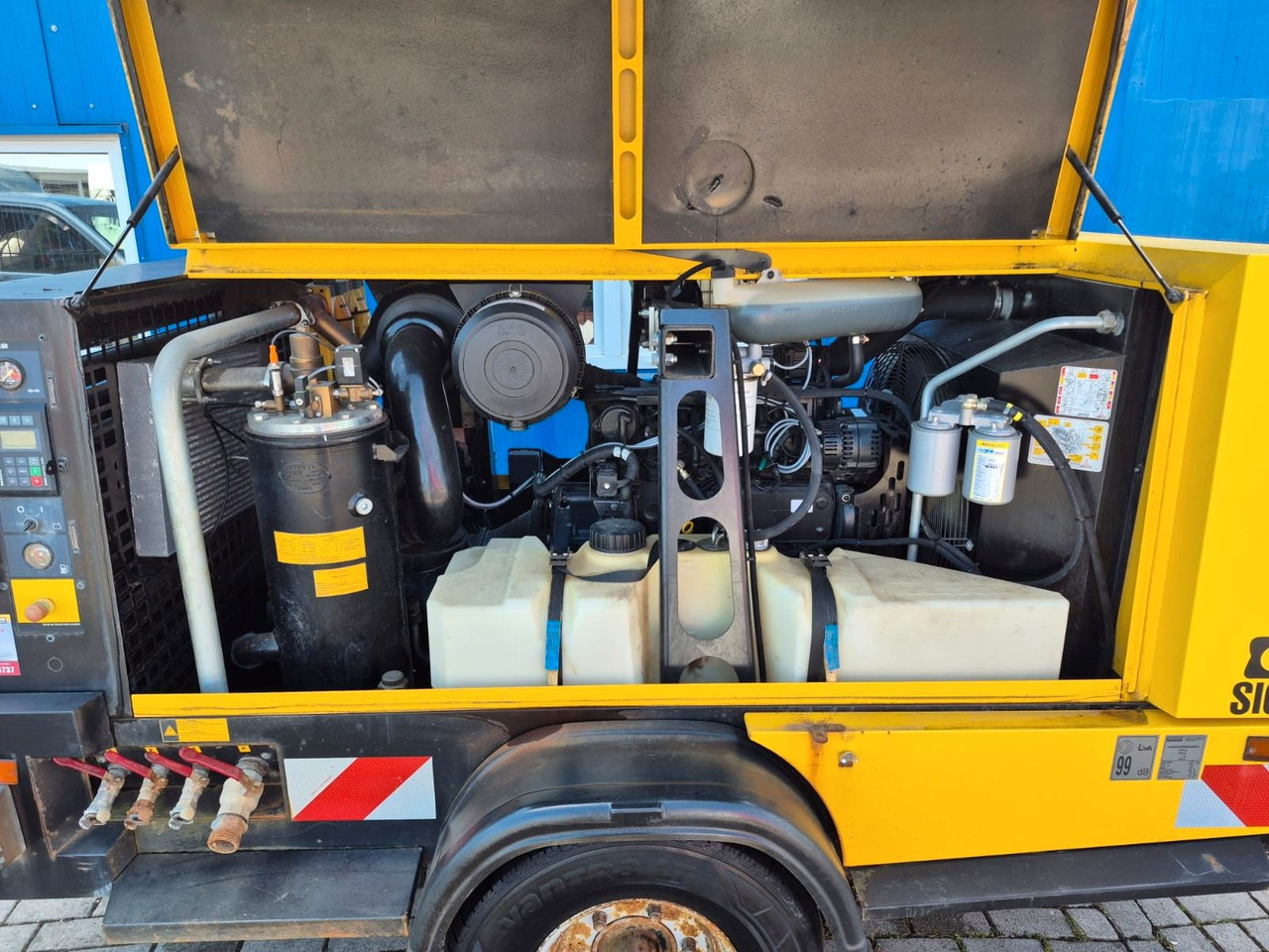 מדחס אוויר Kaeser M123 SIGMA DEUTZ FAHRANLAGE 624 STD. KOMUNAL: תמונה 8