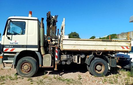 Mercedes-Benz ACTROS 1831 4X4 KRAN MEILER ALLRAD ATLAS KRAN - מזהיר, משאית מנוף: תמונה 5 Mercedes-Benz ACTROS 1831 4X4 KRAN MEILER ALLRAD ATLAS KRAN - מזהיר, משאית מנוף: תמונה 5