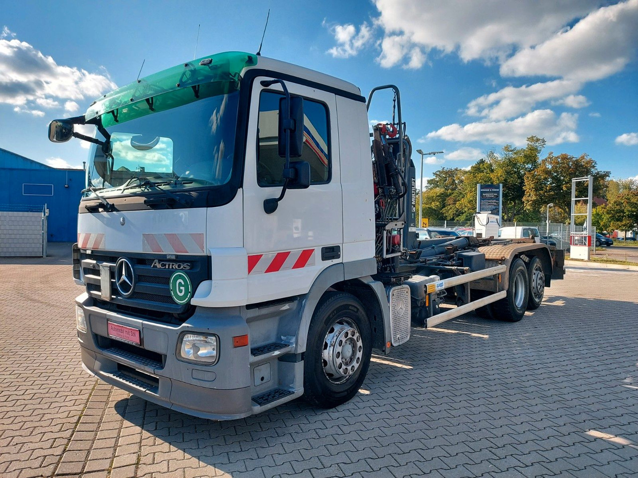 Mercedes-Benz Actros 6-Zyl. 2541 HMF KRAN ABROLLKIPPER - משאית הרמת וו, משאית מנוף: תמונה 3 Mercedes-Benz Actros 6-Zyl. 2541 HMF KRAN ABROLLKIPPER - משאית הרמת וו, משאית מנוף: תמונה 3
