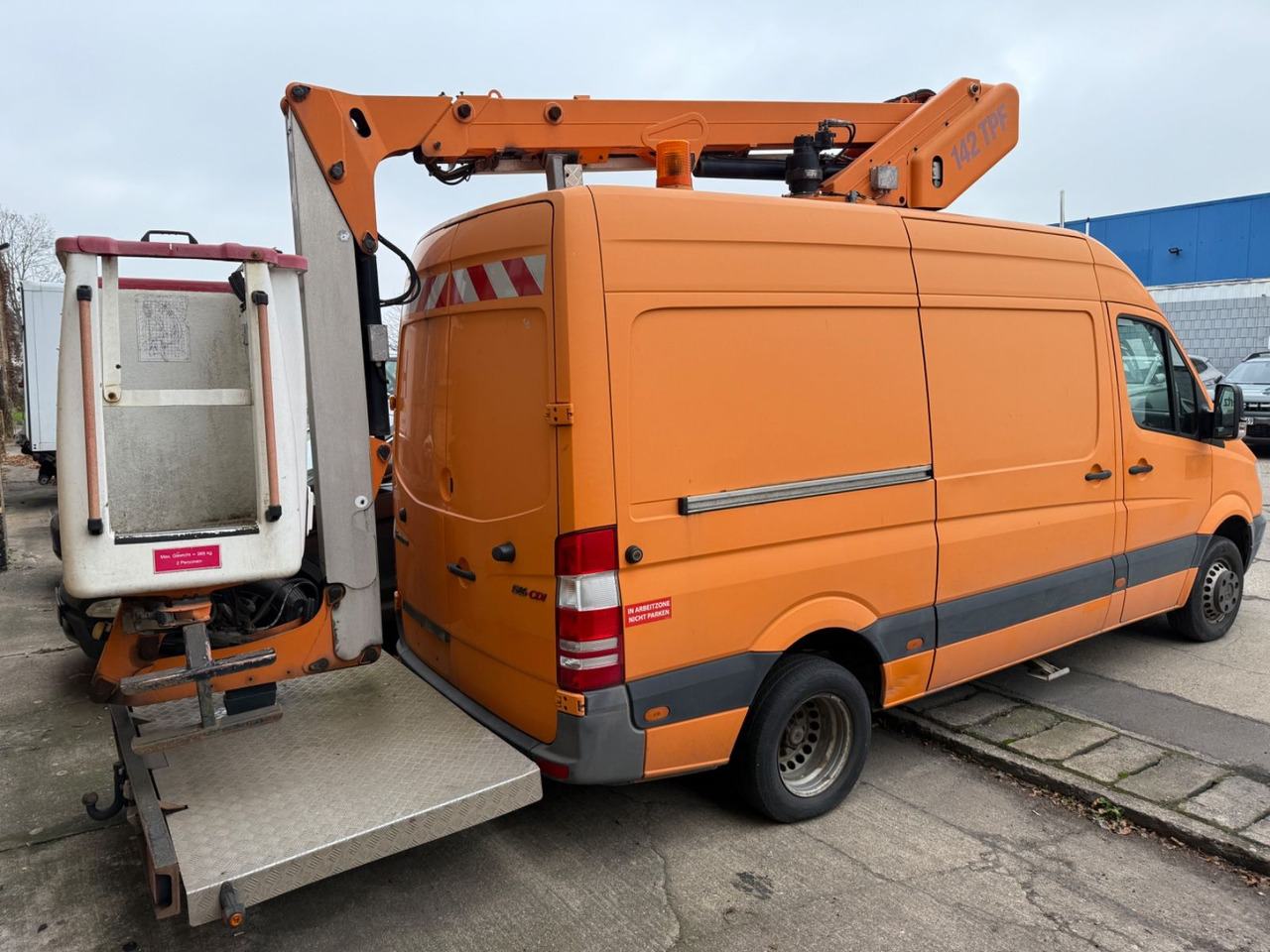 Mercedes-Benz Sprinter II Kasten 516 HUBSTEIGER 142 TPF - פלטפורמה אווירית מותקנת על משאית: תמונה 5 Mercedes-Benz Sprinter II Kasten 516 HUBSTEIGER 142 TPF - פלטפורמה אווירית מותקנת על משאית: תמונה 5