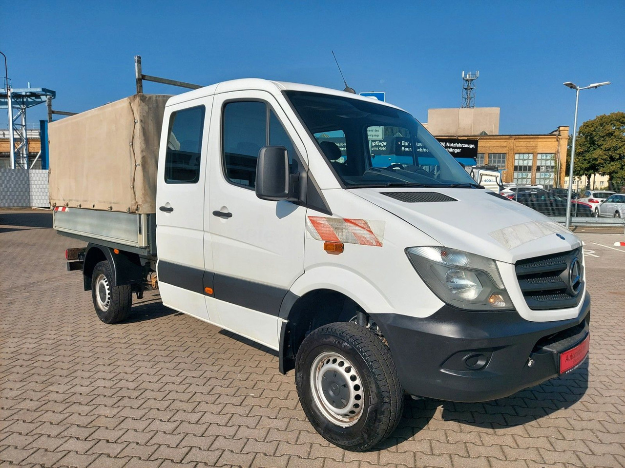 Mercedes-Benz Sprinter II Pritsche DoKa 316 4X4 6Sitze Klima - כלי רכב מסחרי עם וילונות צד, כלי רכב מסחרי קומבי: תמונה 1 Mercedes-Benz Sprinter II Pritsche DoKa 316 4X4 6Sitze Klima - כלי רכב מסחרי עם וילונות צד, כלי רכב מסחרי קומבי: תמונה 1