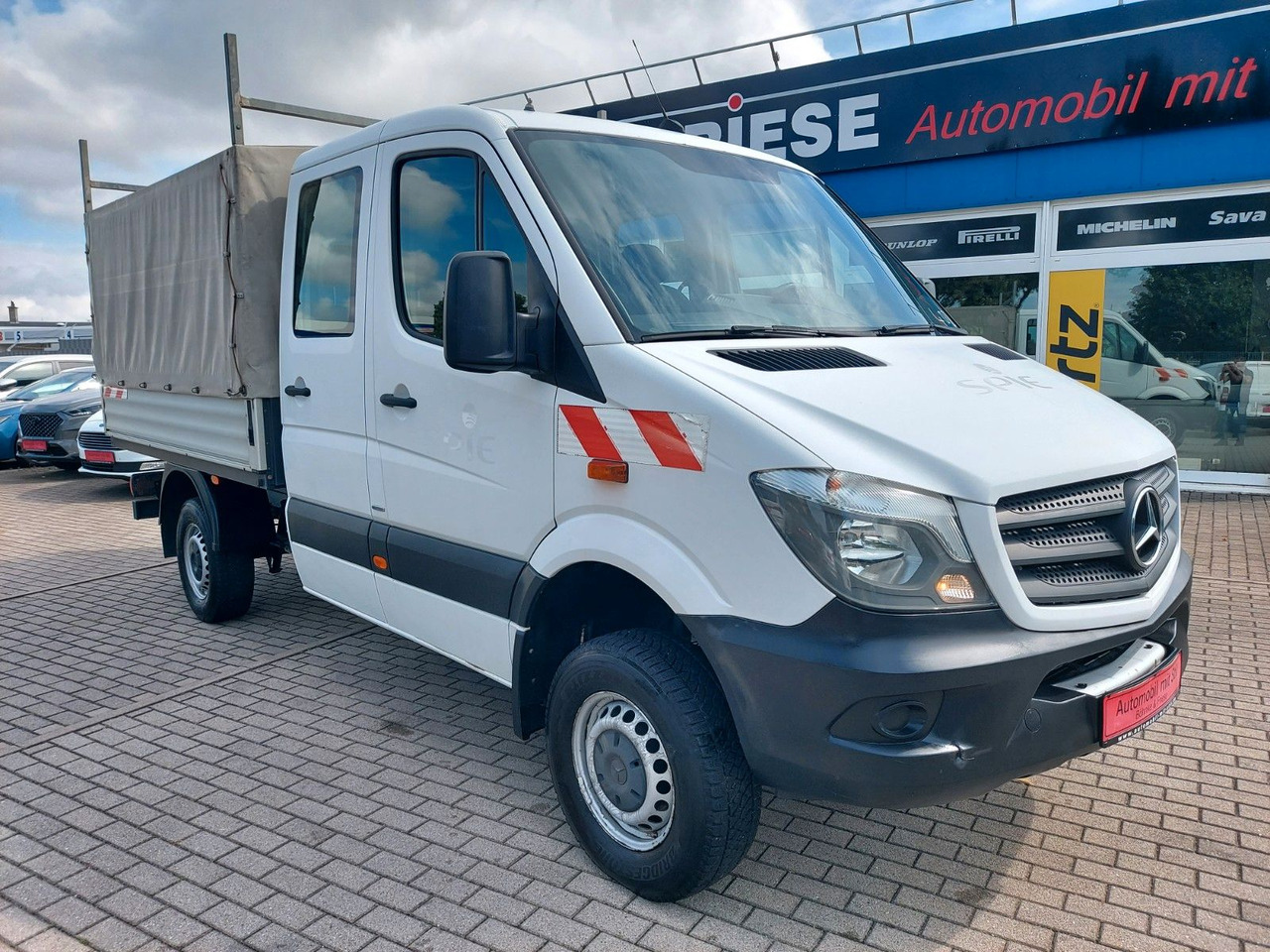 Mercedes-Benz Sprinter II Pritsche DoKa 316 4X4 Klima Standhei - כלי רכב מסחרי עם וילונות צד, כלי רכב מסחרי קומבי: תמונה 1 Mercedes-Benz Sprinter II Pritsche DoKa 316 4X4 Klima Standhei - כלי רכב מסחרי עם וילונות צד, כלי רכב מסחרי קומבי: תמונה 1