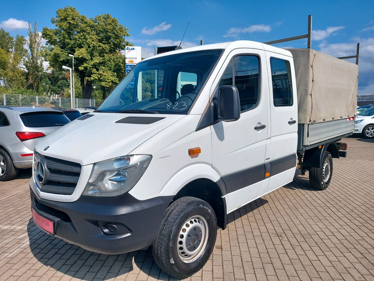 Mercedes-Benz Sprinter II Pritsche/DoKa 316 CDI 4X4 KLIMA - כלי רכב מסחרי עם וילונות צד, כלי רכב מסחרי קומבי: תמונה 4 Mercedes-Benz Sprinter II Pritsche/DoKa 316 CDI 4X4 KLIMA - כלי רכב מסחרי עם וילונות צד, כלי רכב מסחרי קומבי: תמונה 4