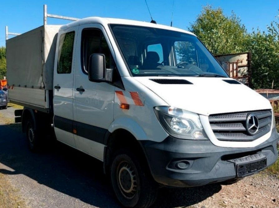 Mercedes-Benz Sprinter II Pritsche DoKa 316 CDI 4X4 Klima - כלי רכב מסחרי עם וילונות צד, כלי רכב מסחרי קומבי: תמונה 1 Mercedes-Benz Sprinter II Pritsche DoKa 316 CDI 4X4 Klima - כלי רכב מסחרי עם וילונות צד, כלי רכב מסחרי קומבי: תמונה 1