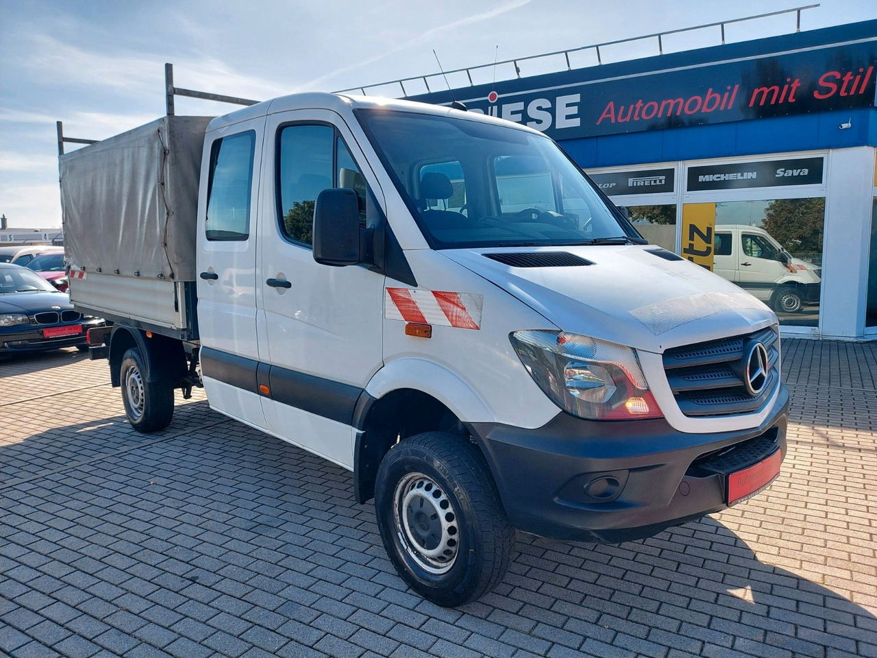 Mercedes-Benz Sprinter II Pritsche DoKa 316 CDI 4X4 Klima - כלי רכב מסחרי עם וילונות צד, כלי רכב מסחרי קומבי: תמונה 1 Mercedes-Benz Sprinter II Pritsche DoKa 316 CDI 4X4 Klima - כלי רכב מסחרי עם וילונות צד, כלי רכב מסחרי קומבי: תמונה 1